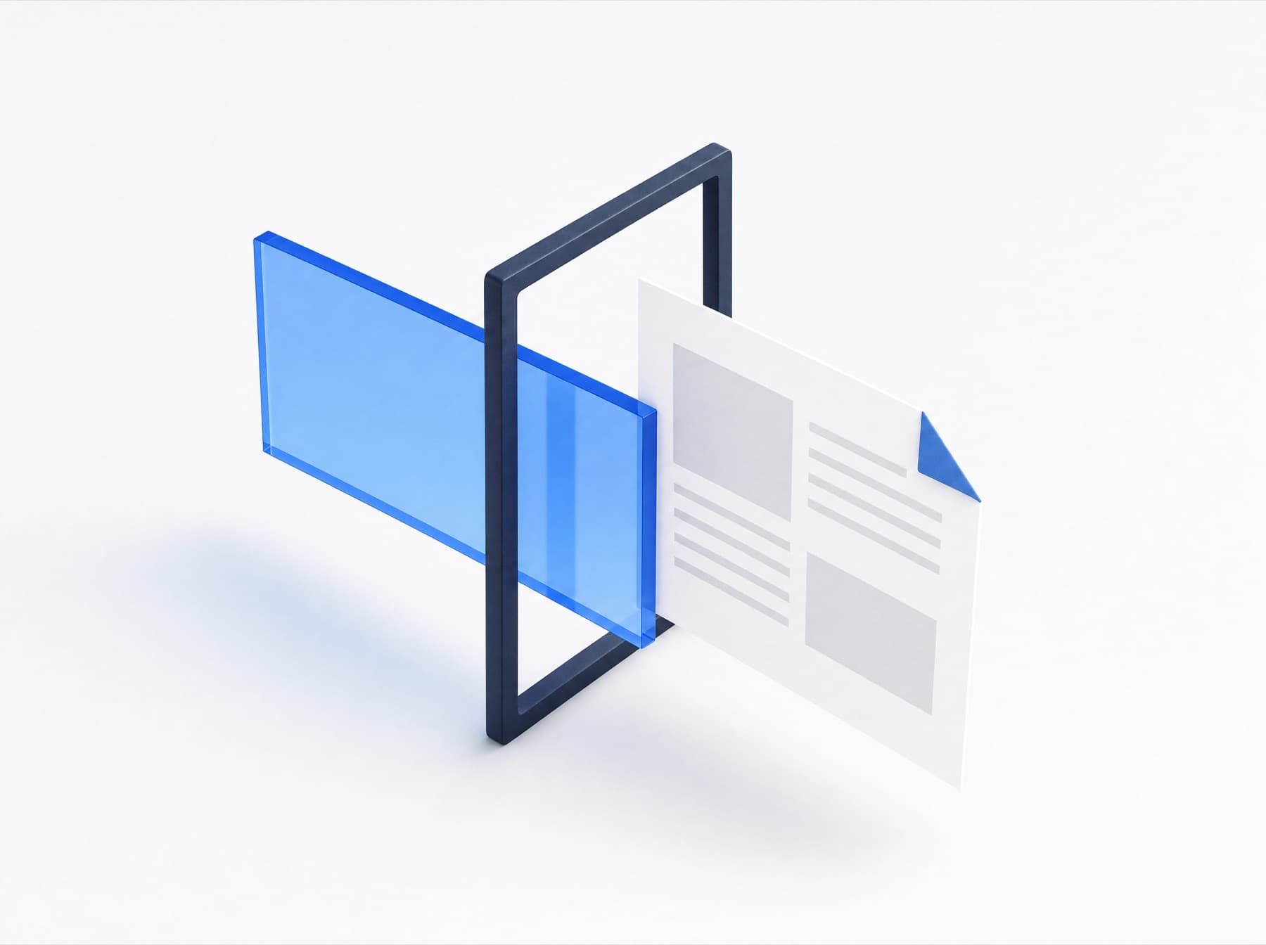 Data passing through a frame and emerging as a printed document